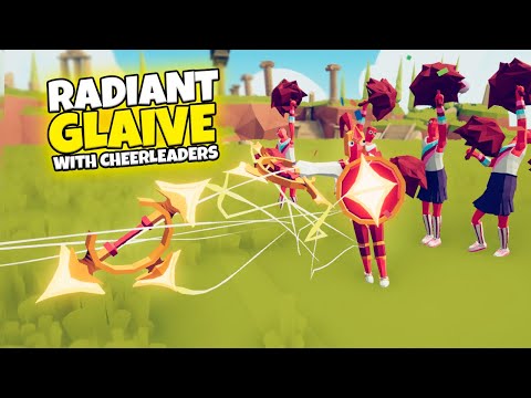 RADIANT GLAIVE WITH CHEERLEADERS vs EVERY FACTION | TABS Update Gameplay