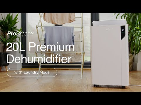 Pro Breeze 20L Premium Dehumidifier with Special Laundry Mode