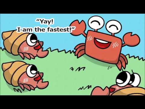日本文化学科 The Back-riding game of the frog and the crab. かえるとかにのせおいくらべ17AA090