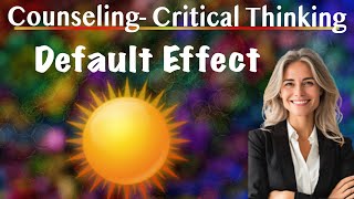 Download Lagu Default Effect- Applying the Concept in Counselling Thumbnail