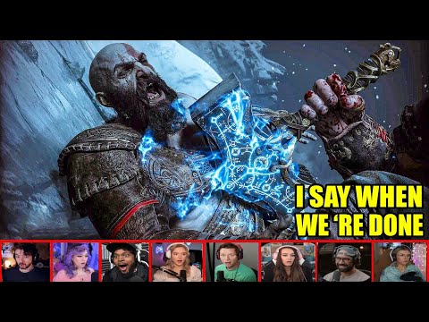 Gamers Reaction To Thor Reviving Kratos With His Hammer | God of War Ragnarok