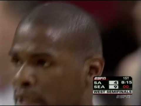 2005 NBA WCSF Game 3 San Antonio Spurs @ Seattle Sonics - 2005/05/12 (Duncan 23p; Allen 20p)