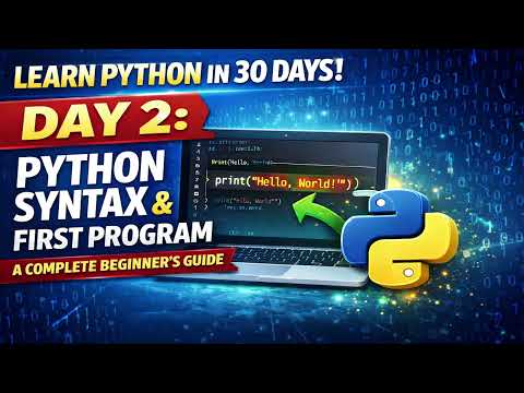 Learn Python In 30 Days Day 2 Python Syntax Comments In Python And Indentation