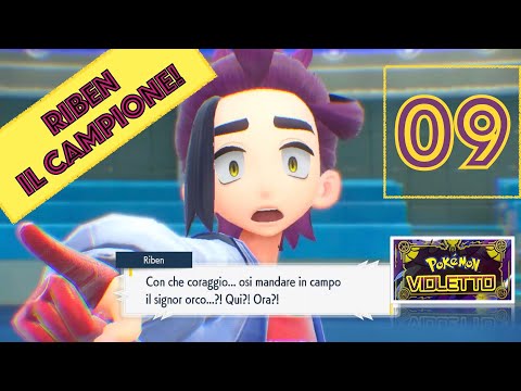 SFIDIAMO RIBEN👹 IL CAMPIONE DELLA LEGA🫐 -POKEMON SCARLATTO E VIOLETTO DLC IL DISCO INDACO GAMEPLAY 9