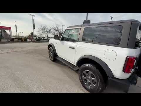 2021 Ford Bronco Big Bend 2 Door 4x4 in White for sale at Pine Tree Ford in Woodbridge, ON