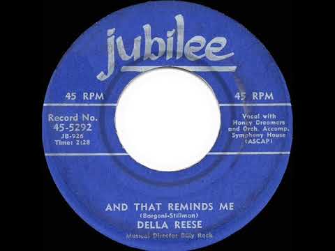 1957 HITS ARCHIVE: And That Reminds Me (aka My Heart Reminds Me) - Della Reese