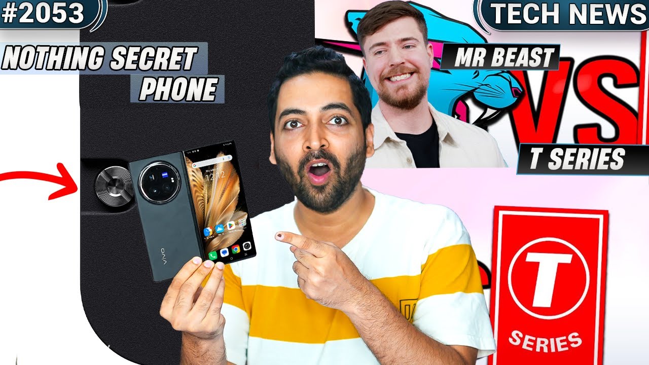 Nothing Secret Phone,Jio-Airtel-Vi Price Hike😭,Mr Beast Vs T-Series,realme 13 Pro+ Good News,Apple