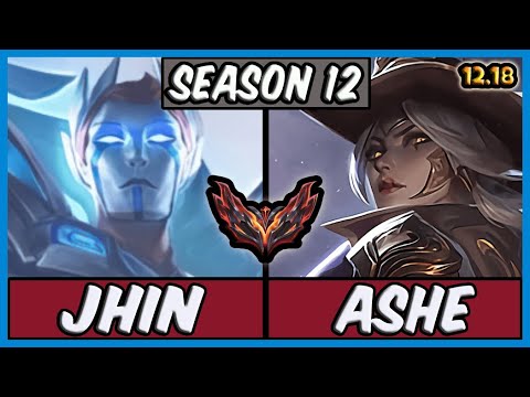 Jhin ADC vs Ashe / KR Grandmaster / Patch 12.18 / Season 12 [ 7 / 0 / 7 ] 🔰