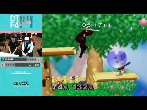 Down to Fair 4 - Coffeeblack (Falco) vs P5|Nightmare (Marth) - Losers Semi-finals