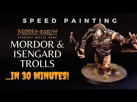 Speed Painting: Mordor & Isengard Trolls
