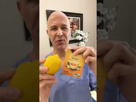 Ginger & Lemon Before Bed!  Dr. Mandell