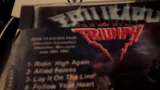 TRIUMPH" rocky mountain way" live "93 Edge of Excess tour