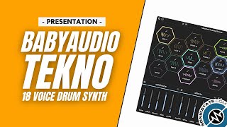 Video thumbnail for SonicLAB: Baby Audio Tekno 18 Voice Drum Synthesizer by sonicstate