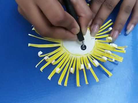 How to make a paper Flower Pot with /paper cups and colour papers /By Lochana and Mom