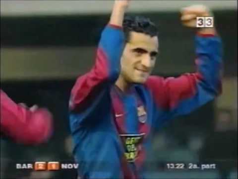 Dani Güiza en el FC Barcelona B. Año 2003