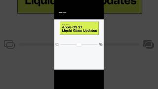 Liquid Glass visibility is now adjustable