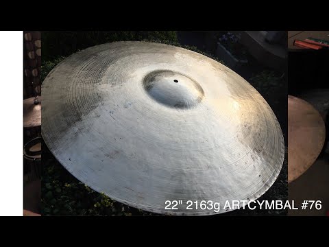 2163g 22" ARTCYMBAL #76 by Manabu Yamamoto