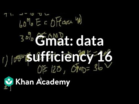 GMAT: Data Sufficiency 16