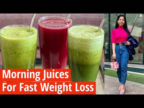 3 Healthy Morning Juices For Weight Loss, Glowing Skin & Digestion - Morning Routine | Fat to Fab Video