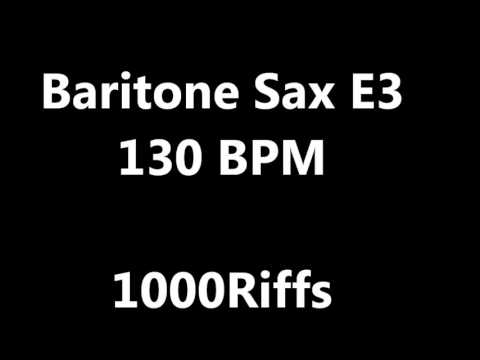 Baritone Sax E3 Metronome : 130 BPM - Beats Per Minute