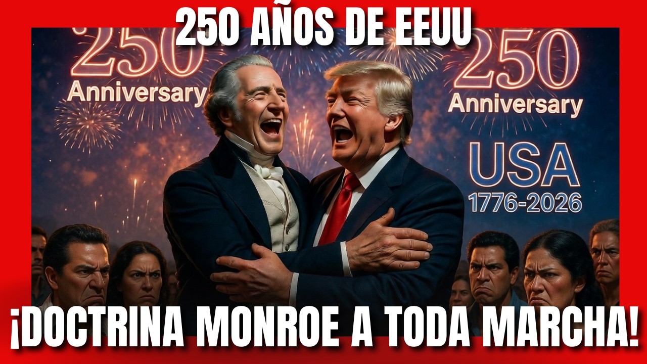 250 AÑOS DE LA FUNDACIÓN DE EEUU: ¡DOCTRINA MONROE A TODA MARCHA!