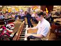 I Played RUNNING THE SHOW On Piano In Public Amazing Digital Circus