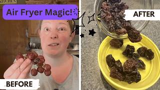 I Turned SAD Grapes Into RAISINS in My Air Fryer 😳🍇