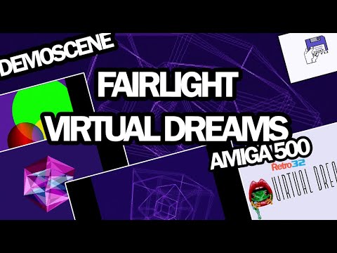 Fairlight - Virtual Dreams - Dentro - Tsunami - Jaco  - Groo - Amiga 500 Demoscene