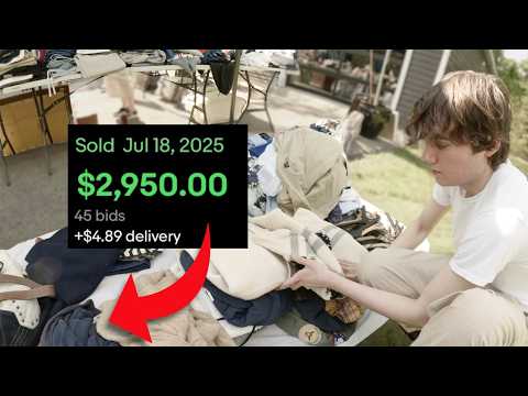 this yard sale had CRAZY RARE true vintage clothes!