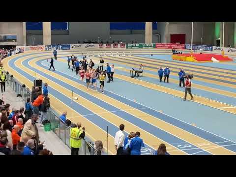 Catalin Tecuceanu vince gli 800m M ai Campionati Italiani Assoluti Indoor 2022 di Ancona in 1’48”08