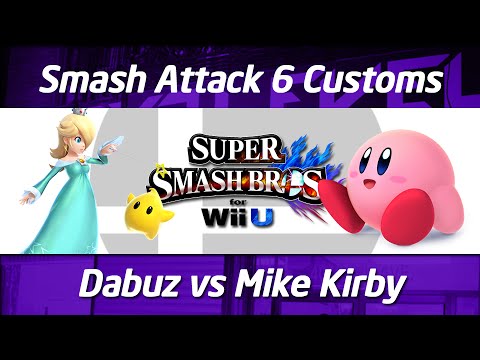 Smash Attack 6 - SSB4 Customs 1v1 - Grand Finals - Dabuz vs Mike Kirby