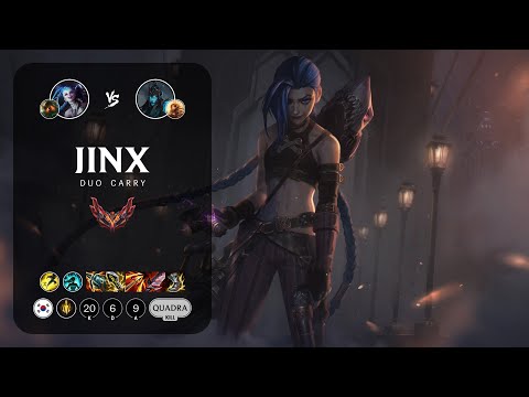 Jinx ADC vs Kalista - KR Grandmaster Patch 13.15