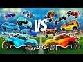 11v11 Rocket League on a massive field