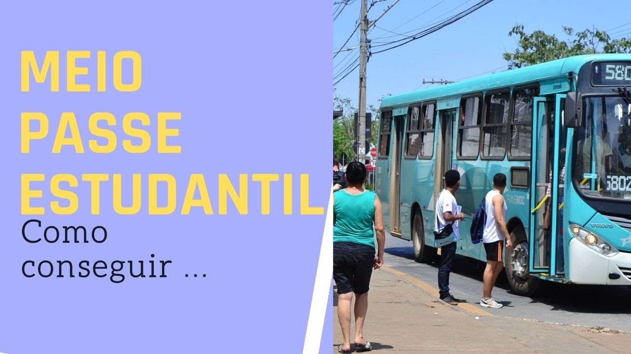 Como conseguir MEIO #PASSE #ESTUDANTIL