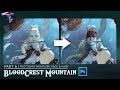 BloodCrest Mountain Part 6 Starting The Paintover In Photoshop Face Hair