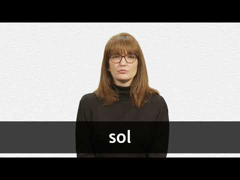 How to pronounce SOL in European Spanish