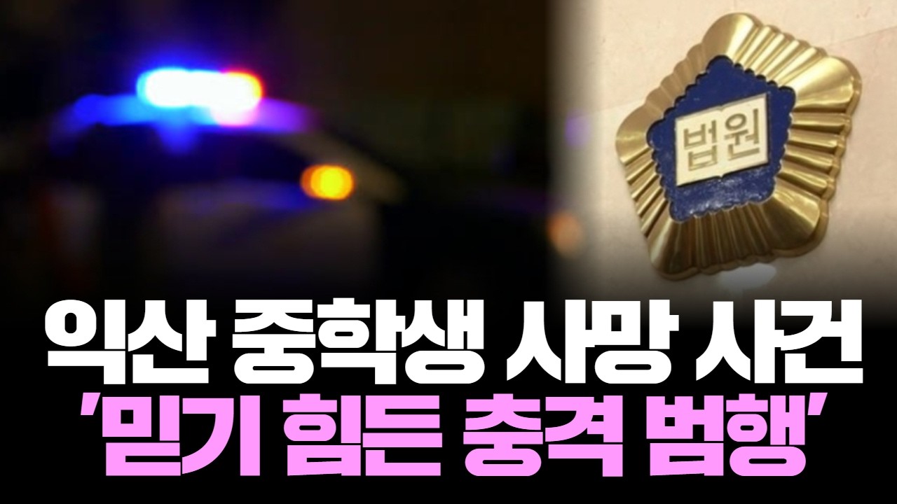 “계부가 죽인 줄 알았는데…1년 만에 밝혀진 친형의 충격 범행