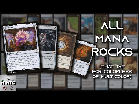 Every Mana Rock that Taps for Colorless or Multicolor ┃ Magic the Gathering ┃ Manfred Plus Magic