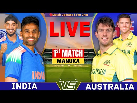 INDIA vs AUSTRALIA, 1st T20 | Live Score & Updates | IND vs AUS Live Match Today
