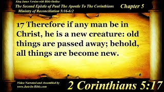2 Corinthians Chapter 5 - Bible Book 47 - Holy Bible Audio Text - KJV King James Read Along Bible