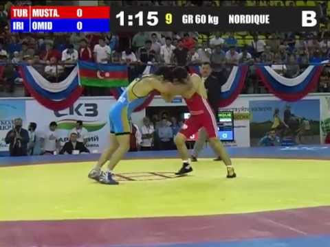 Omid Noroozi (Iran) vs Mustafa Saglam (Turkey) 60kg 2012 Greco Roman World Cup FINAL