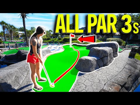 Must Play ONE OF A KIND Mini Golf Course! - Super Challenging!
