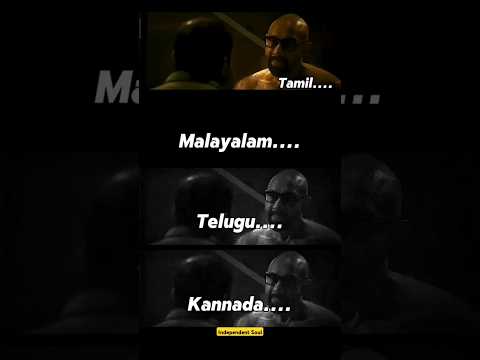 Coolie ⁉️ Iconic dialogue in Multiple languages 🗣️🤯 Which is the BEST? #shorts