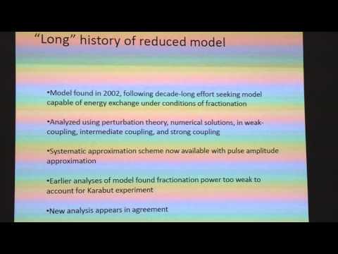 Peter Hagelstein - Cold Fusion Theory and Killing Models