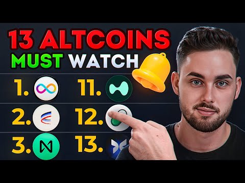 These 13 TOP Altcoins Should Be On Your RADAR IMMEDIATELY!