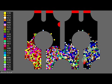 Survival Proliferation 32 - Marble Race in Algodoo