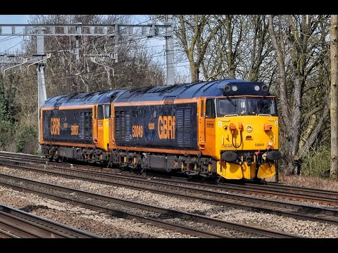 GBRf class 50 50007 & 50049 5z50 kiddiminster to Reading TMD and return 22/03/2020 | THRASH & CLAG
