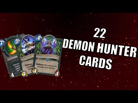 Hearthstone - 22 New Demon Hunter Class Cards