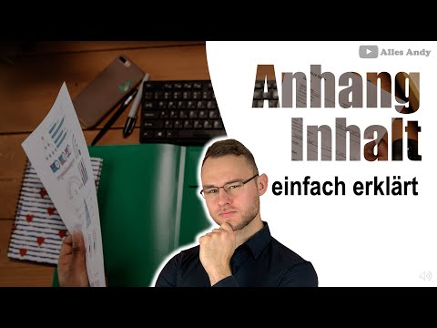 Anhang Jahresabschluss Inhalt einfach erklärt mit Beispielen