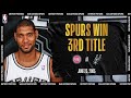 Duncan Leads Spurs To 3rd Championship In Franchise History NBATogetherLive Classic Game